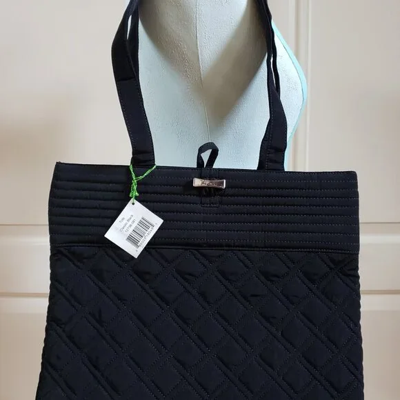 Vera Bradley Classic Black Tote - Picture 4 of 14